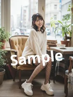 【現品限り！】【AI作成写真L判サイズ】理想の彼女 タイツ20代