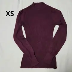 Sienna Sage バーガンディ ニットセーター XS ワインレッド