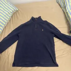 Ralph Lauren ネイビー ハーフジップ トレーナー