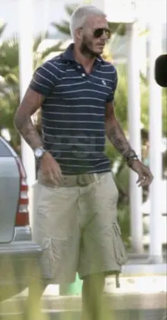 アバクロンビー&フィッチ ベルト付 カーゴパンツ ショーツ ベッカム キムタク