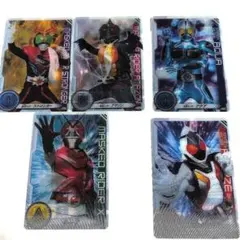 仮面ライダー55周年 仮面ライダーチェンジンカードコレクション 全5種セット
