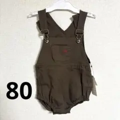 【新品】POLO Baby サロペット　ロンパース　80 茶