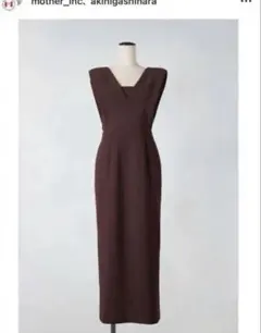 試着のみ】FORME ショルダーパットドレス デニム サイズ1 東原亜希