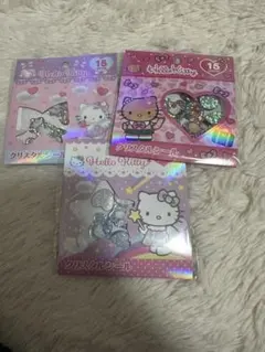 ハローキティ　おはじきシール　クリスタルシール サンリオ 3点セット