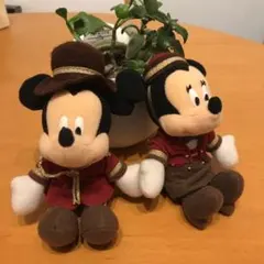 ディズニー ミッキー ぬいぐるみバッジ