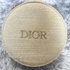 未使用に近い Dior ノベルティケース ゴールド バニティケース ホリデー限定