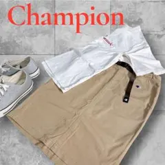 【Champion 】チノタイトスカート　刺繍マーク　ストレッチ　ゴルフに！　Mのサムネイル
