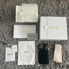 Lady Dior ブラックレザー iPhone14 ケース