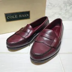 Cole Haan コインローファー バーガンディ 1121