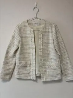 FREDY emue アイボリー ツイードジャケット 38