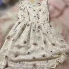 earth music&ecology 花柄ノースリーブワンピース M 春夏