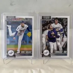 topps 大谷翔平 山本由伸 佐々木朗希 2枚セット