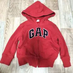 GAP 赤 フード付き トレーナー 18-24ヶ月