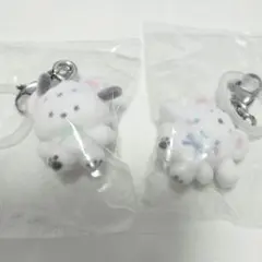 サンリオキャラクターズめじるしアクセサリー ふわふわスノー　2個