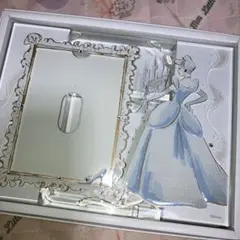 ☆美品！ディズニー ガラスフォトフレーム 卓上フォトフレーム シンデレラ☆