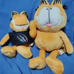 90s タグ付きGARFIELD ガーフィールド ぬいぐるみ 2体セット - メルカリ