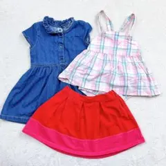 PETIT BATEAU✨キッズ ベビー 子供服 女の子まとめ売り ワンピースのサムネイル
