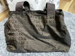 Charles Jourdan シャルルジョルダン トートバッグ　ロゴ総柄