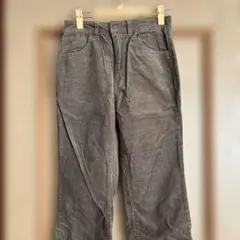 GUコーデュロイ フレアパンツ