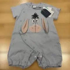 Cottoli イーヨー 半袖ロンパース 60-70cm