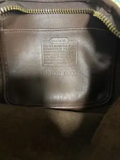 COACH ブラウンレザー ハンドバッグ