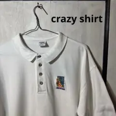 90sUSA製　crazy shirt ポロシャツ　Mサイズ