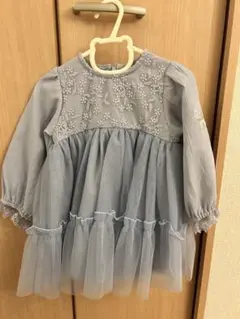 【25%off】Birthday 中水色ワンピース 90サイズ　新品未使用タグ付