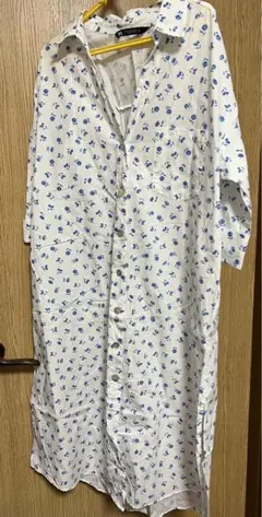 花柄シャツワンピース　sollon nugu dholic kbf カスタネ