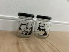 パンダコパンダ　ミルクジャムの空き瓶　2個セット