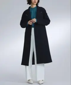 UNITED TOKYO ソフトスタンドカラーコート スプリングコート