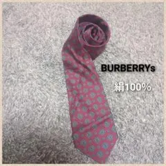 Burberrys 絹100% ネクタイ 幾何学模様