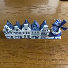 中古】陶器製建物ミニチュアセット18-354