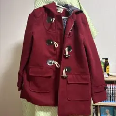 3can4on 赤 ウール入りダッフルコート L - メルカリ