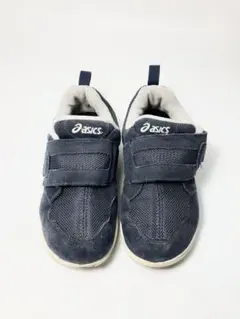 ASICS ネイビー スニーカー ベルクロ