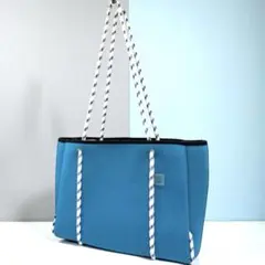 qバッグ トートバッグ マザーズバッグ ブルー