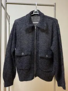 ジップカーディガン カーディガン