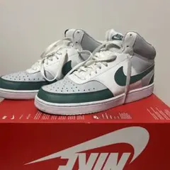 Nike コートビジョン グリーン/グレー 26cm