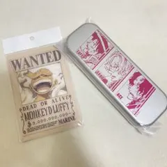 ワンピース ONE PIECE 缶ケース エース サボ ポストカード 2点まとめ