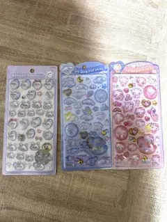 ちいかわ　モモンガボンボンドロップ　うるちゅるポップシールサンリオの3点セット