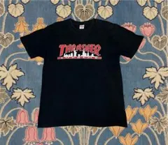 THRASHER スラッシャー カラスロゴ フレイム Tシャツ L 黒 - メルカリ