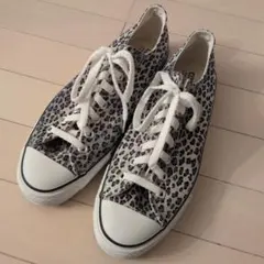 美品CONVERSE ALL STAR ヒョウ柄スニーカー