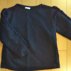 GU  袖フリル付き　トレーナー　120