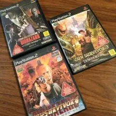 PS2 バイオハザードガンサバイバー 3本セット