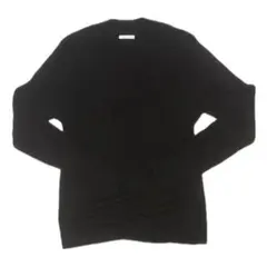 薄手長袖セーター　ブラック