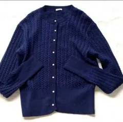 ケーブルニット ウール