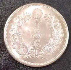 貿易銀 明治十年 重量27.21 直径38.87 厚さ2.62 - メルカリ