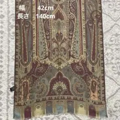 大判ストールETRO エトロ シルク混 ペイズリー柄 イタリア製 総柄 高級感