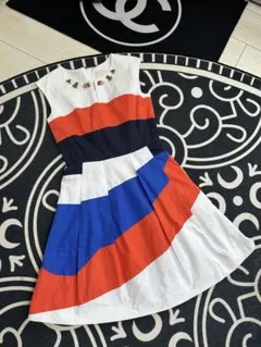 Chesty カラフルノースリーブワンピース xs