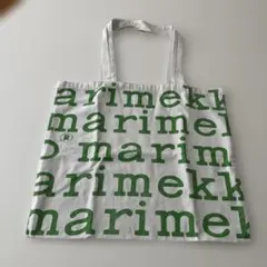 marimekko ロゴプリント トートバッグ