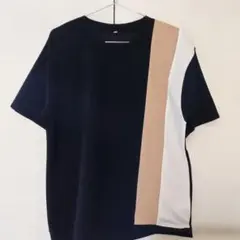 バイカラー 半袖Tシャツ Lサイズ